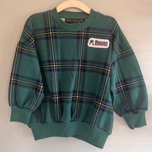 MINI RODINI
Plaid cotton sweatshirt